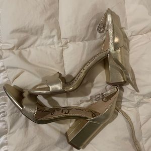 Sam Edelman gold heels